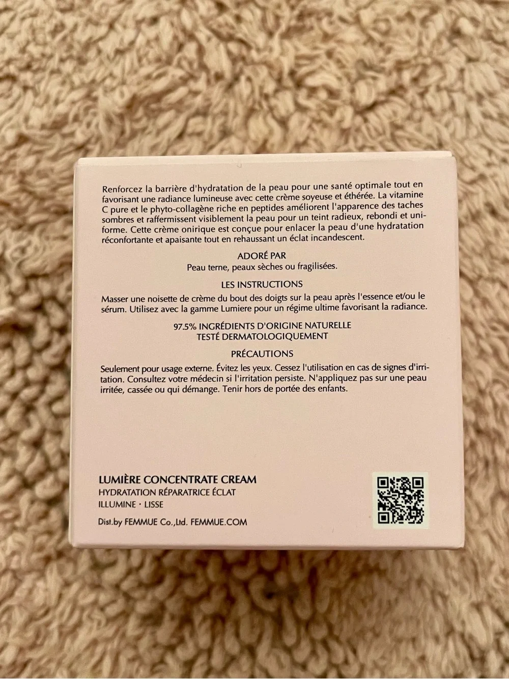 Lumière Concentrate Cream – Radiance Repair Moisturizer
